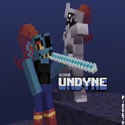 Minecraft CPM Model - Undyne by pirueta - AshiraZone Catalog (Media 2)