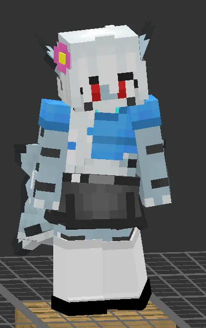 Minecraft CPM Model - shark_skirt by Thermo - AshiraZone Catalog (Media 2)
