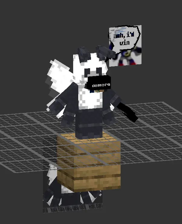 Minecraft CPM Model - BudderTheMoth by fourwaterbottlesinatrenchcoat - AshiraZone Catalog (Media 4)