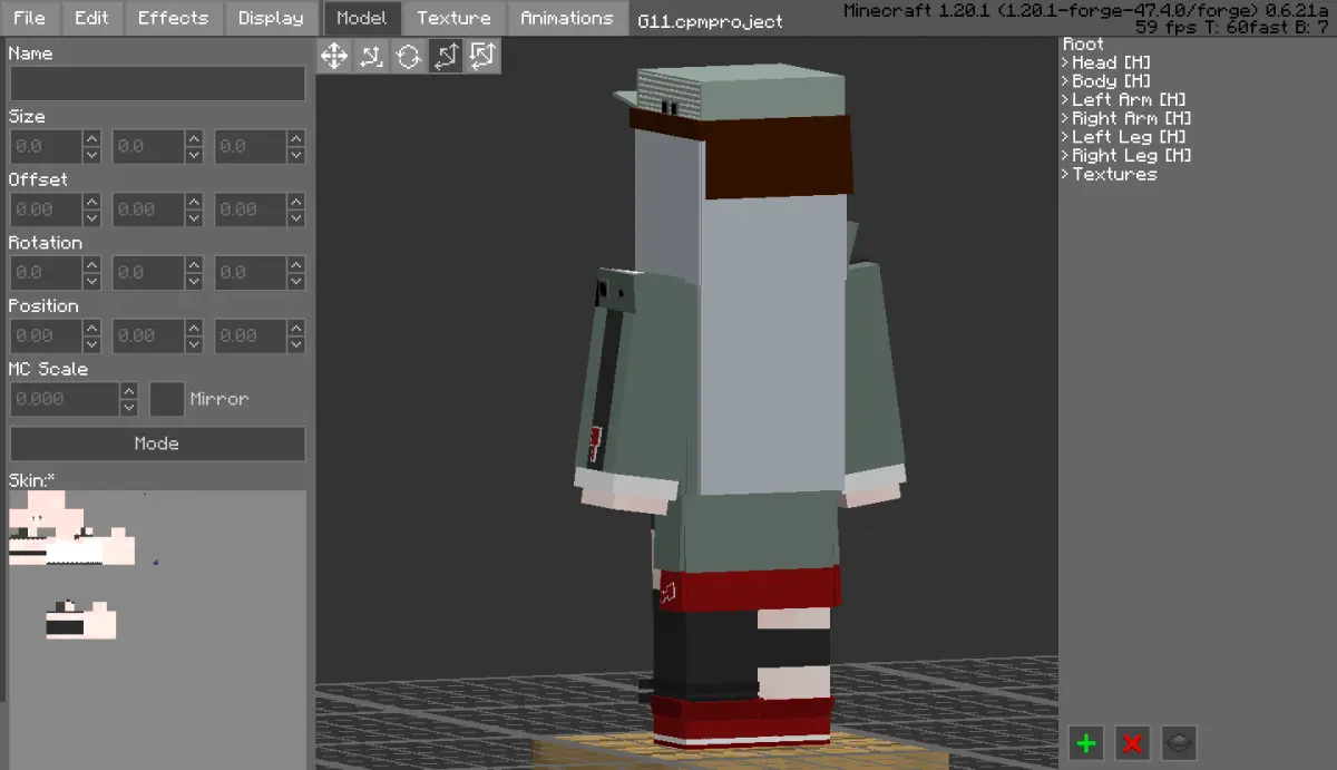 Minecraft CPM Model - G11 by Otto Tannhauser - AshiraZone Catalog (Media 3)