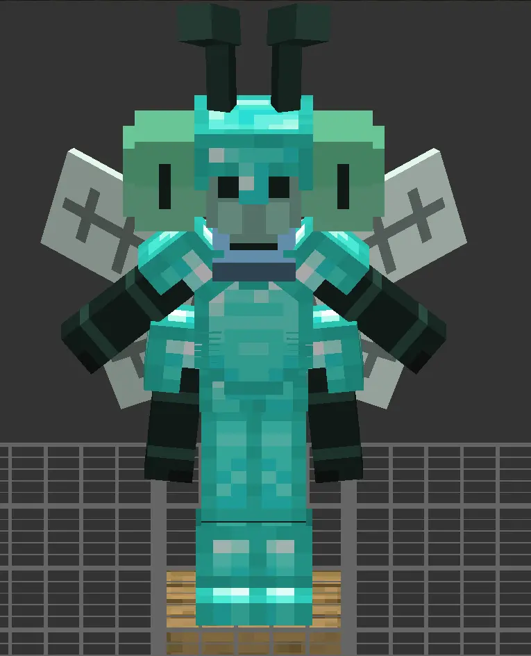 Minecraft CPM Model - Manatee by Gavin - AshiraZone Catalog (Media 2)