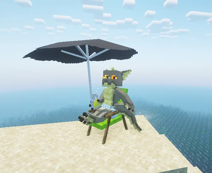 Minecraft CPM Model - beachlizor by anukwarrior - AshiraZone Catalog (Media 3)