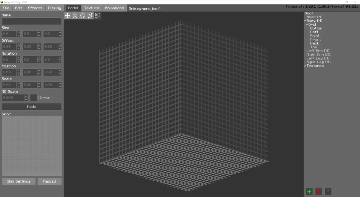 Minecraft CPM Model - Grid by Jordan (The_Teserian) - AshiraZone Catalog (Media 1)