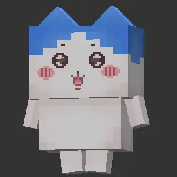 Minecraft CPM Model - Hachiware by kiffy // Closed - AshiraZone Catalog (Media 2)